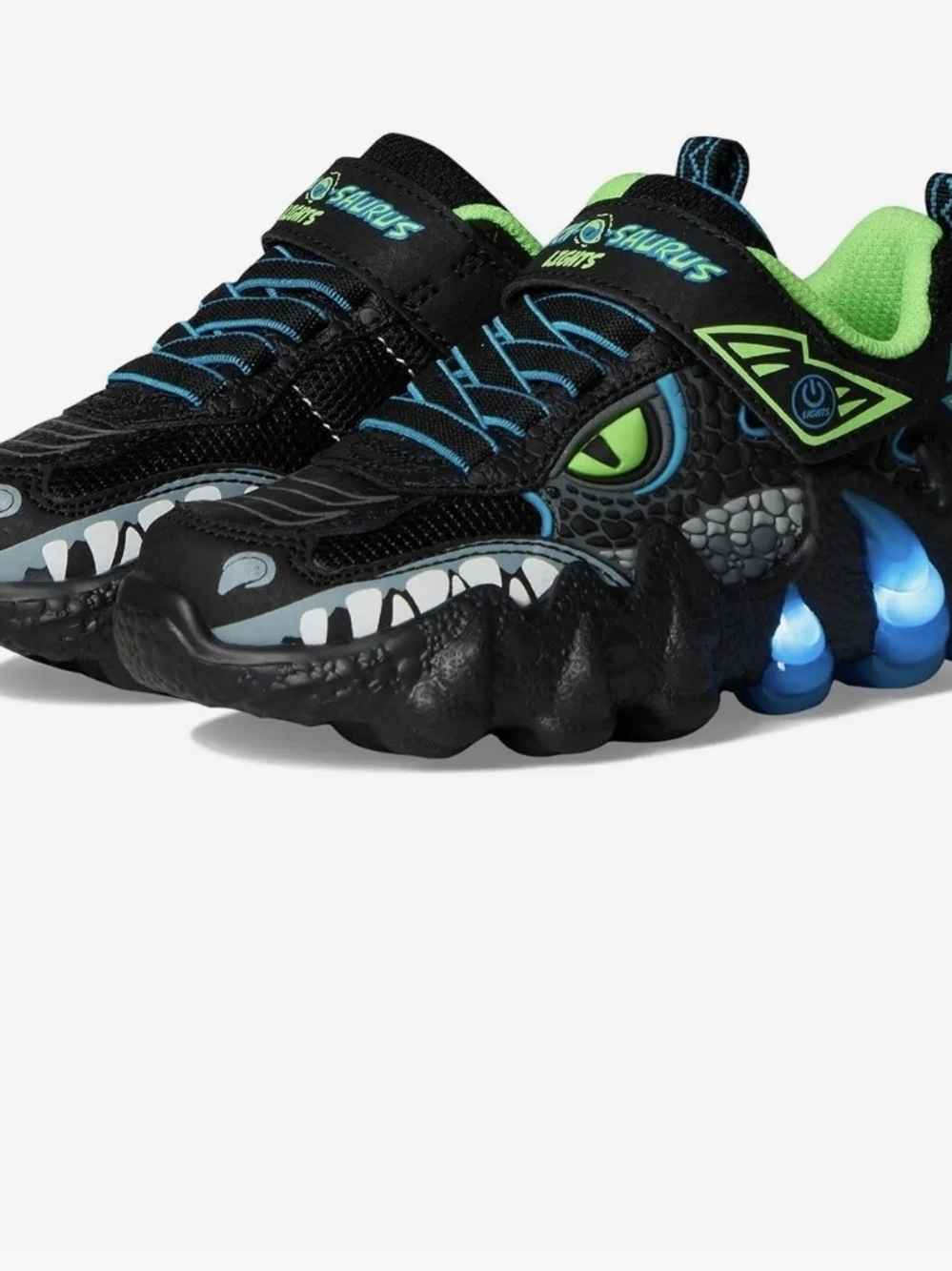 Sketchers Glow Dinosaur Light-Up Kids Sneakers - 10.5